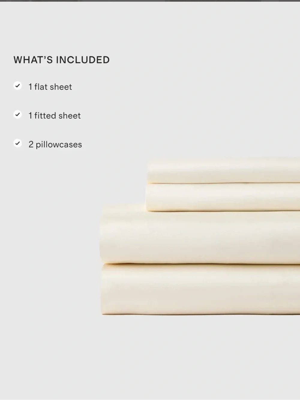 NWT QUINCE Organic Bamboo Sheet Set Ivory Queen
